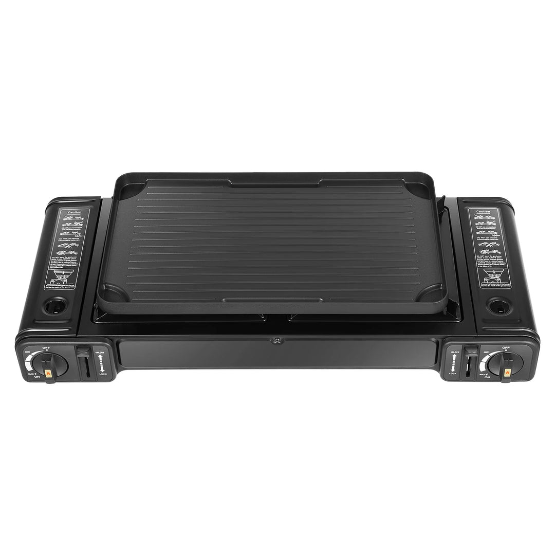 Portable Two-Burner Camping Stove - Campiq