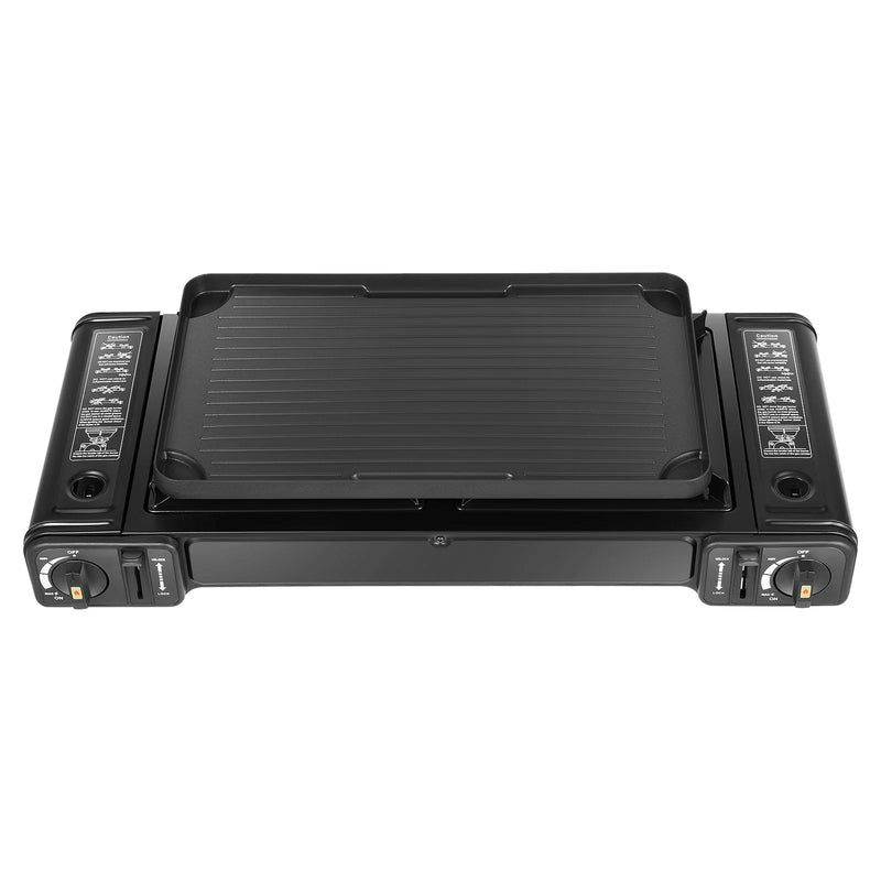 Portable Two-Burner Camping Stove - Campiq