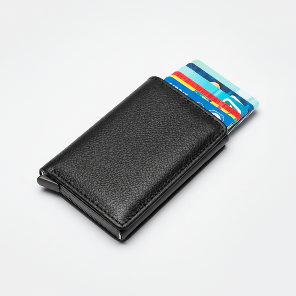 Portfel Z Aluminium - CardSafe