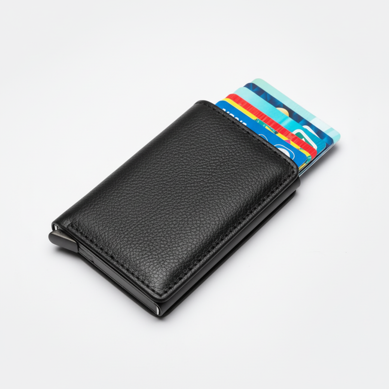 Portfel Z Aluminium - CardSafe