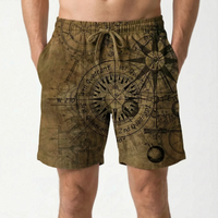 Printed Casual Board Shorts - Brezia