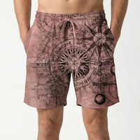 Printed Casual Board Shorts - Brezia