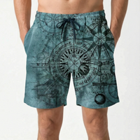 Printed Casual Board Shorts - Brezia