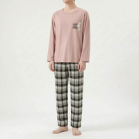 Printed Long Sleeve Pyjama Set - Brent