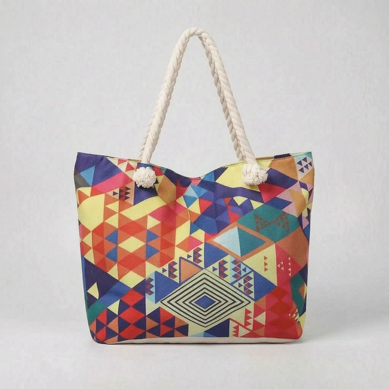 Printed Summer Tote Bag - Okatote