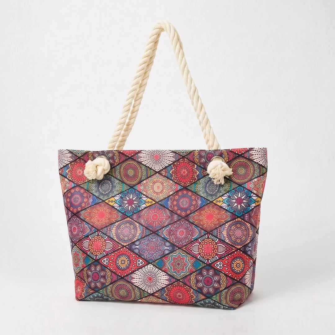Printed Summer Tote Bag - Okatote