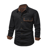 Stylish Men's Shirt with Contrasting Details – Ruben