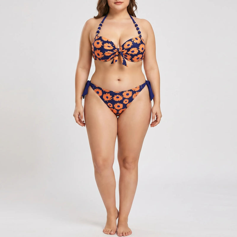 Push-Up Bikini Set Plus Size - Heidi