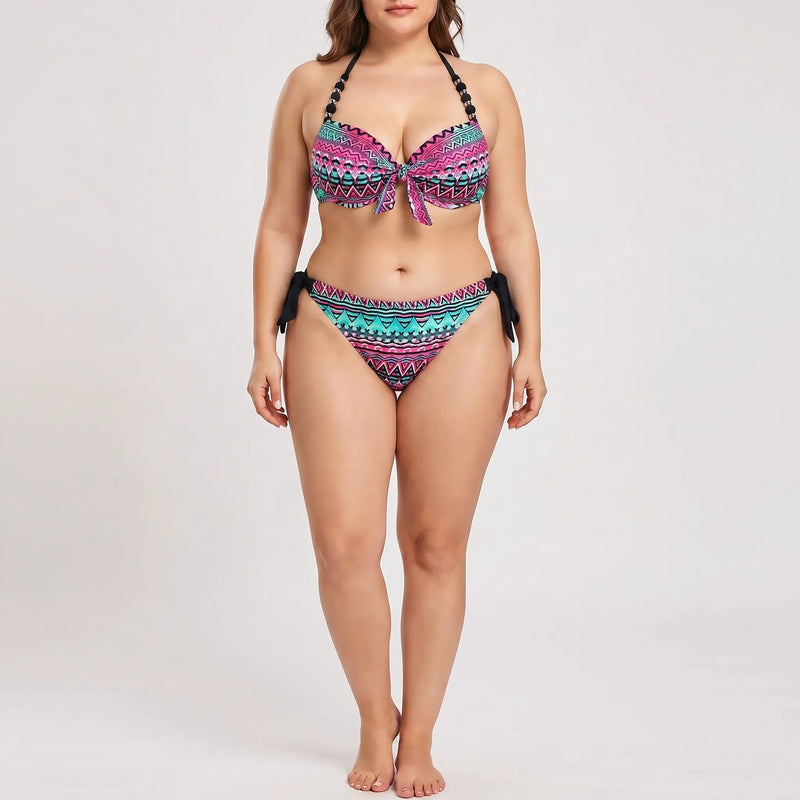 Push-Up Bikini Set Plus Size - Heidi
