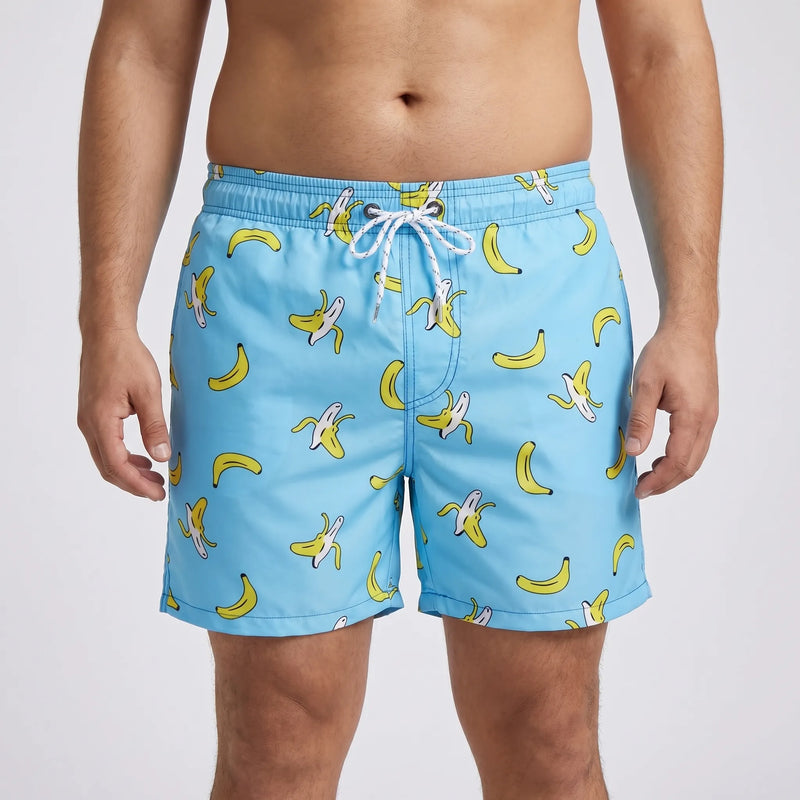 Quick-Dry Printed Swim Shorts - Todd