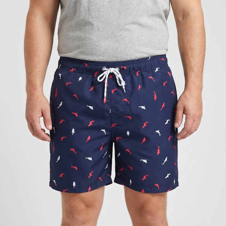Quick-Dry Printed Swim Shorts - Todd