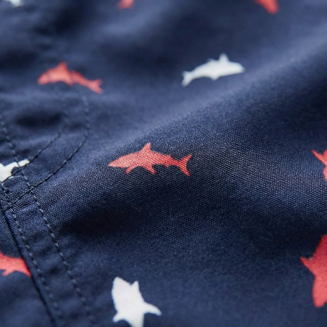 Quick-Dry Printed Swim Shorts - Todd