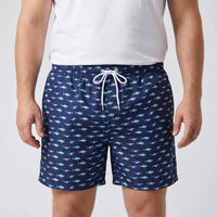 Quick-Dry Printed Swim Shorts - Todd