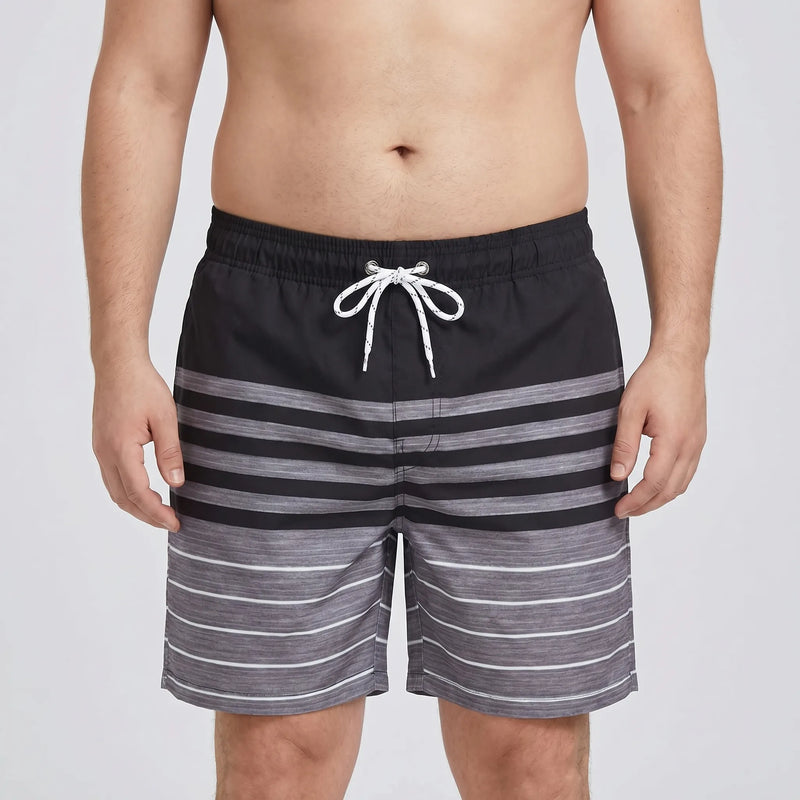 Quick-Dry Printed Swim Shorts - Todd