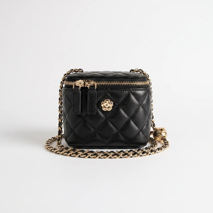 Quilted Diamond Pattern Small Crossbody Bag - Quiltia