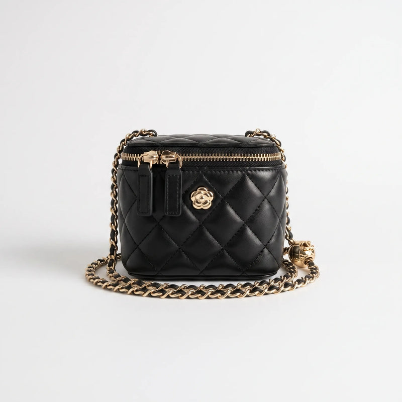 Quilted Diamond Pattern Small Crossbody Bag - Quiltia