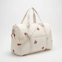 Quilted Embroidered Large Women's Holdall - Nubitote