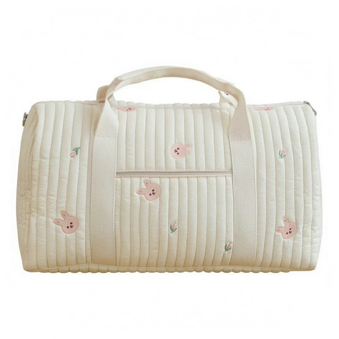 Quilted Embroidered Large Women's Holdall - Nubitote