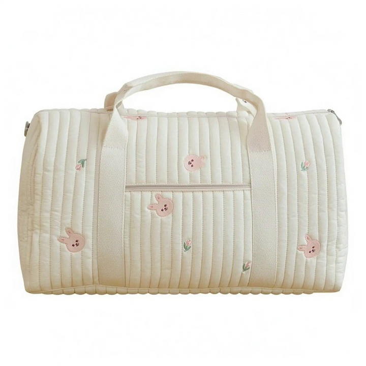 Quilted Embroidered Large Women's Holdall - Nubitote