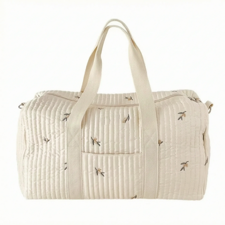 Quilted Embroidered Large Women's Holdall - Nubitote