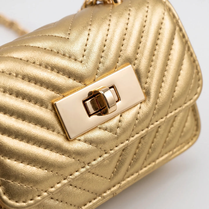 Quilted Mini Crossbody Bag - Quivra