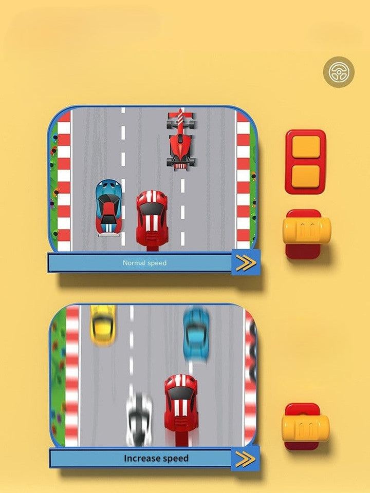 Interactive arcade racing game for children – RennChampion