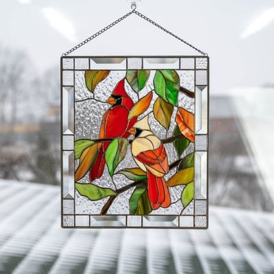 Rectangular Botanical Sun Catcher - Prismia