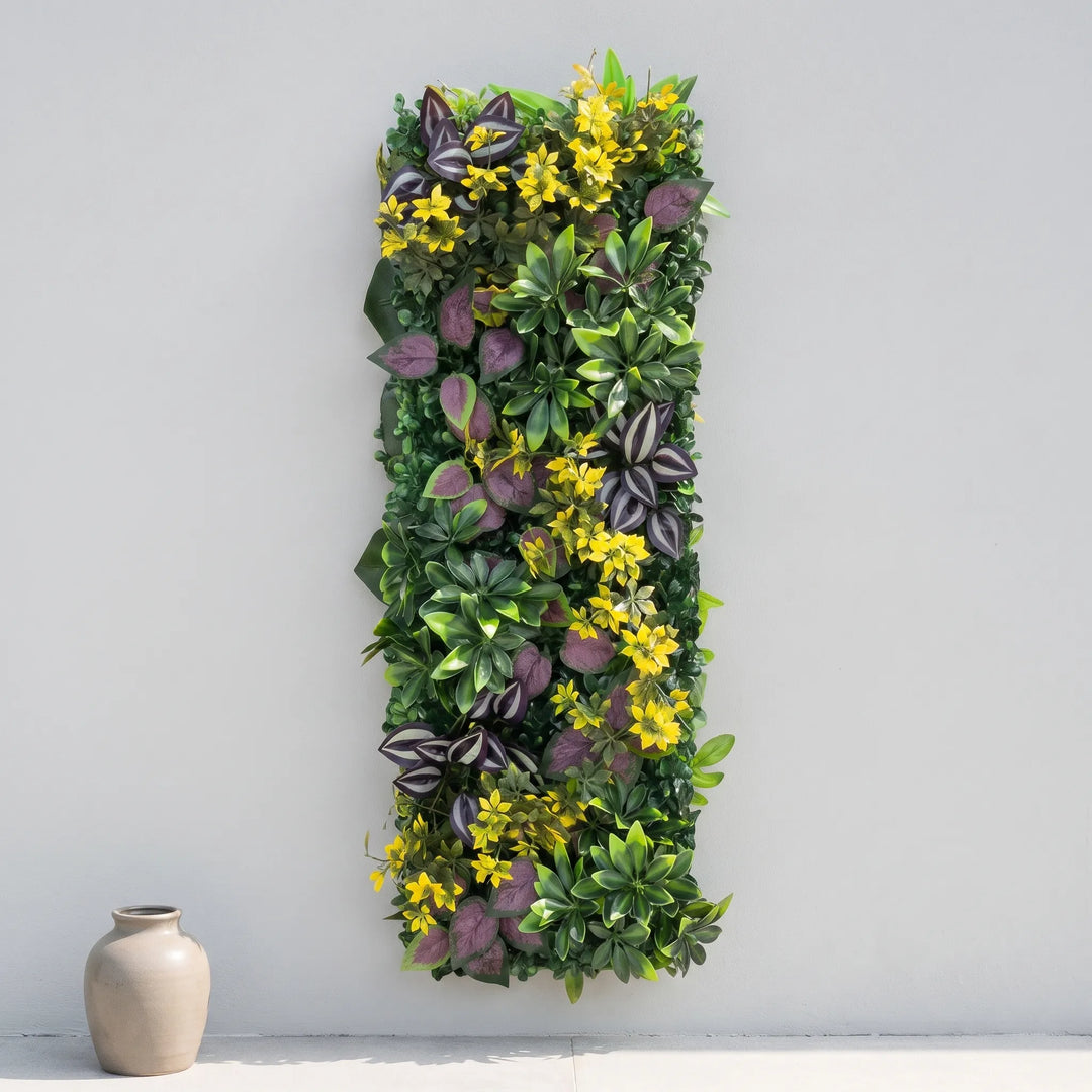 Rectangular Faux Foliage Wall Panel - Frondex