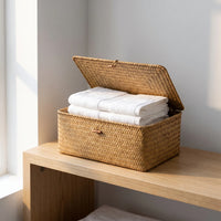 Rectangular Woven Storage Box - Pleteo