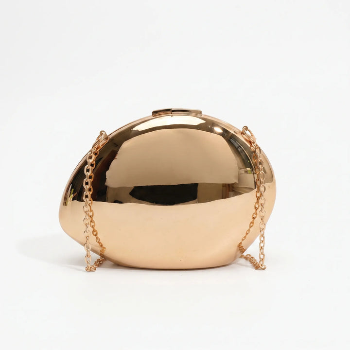 Reflective Hard-Shell Evening Clutch Bag - Oystelle