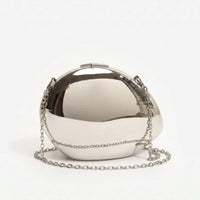 Reflective Hard-Shell Evening Clutch Bag - Oystelle