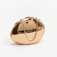 Reflective Hard-Shell Evening Clutch Bag - Oystelle
