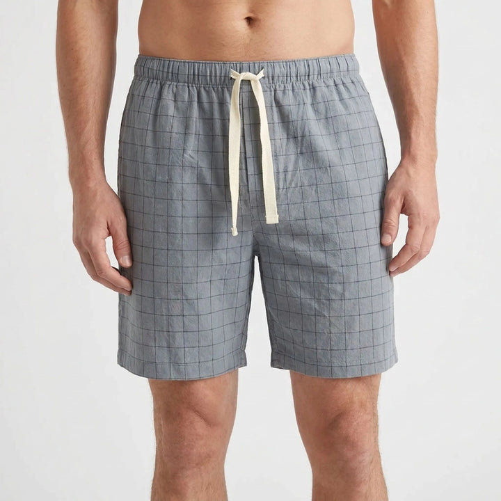Relaxed Check Pyjama Shorts - Simon