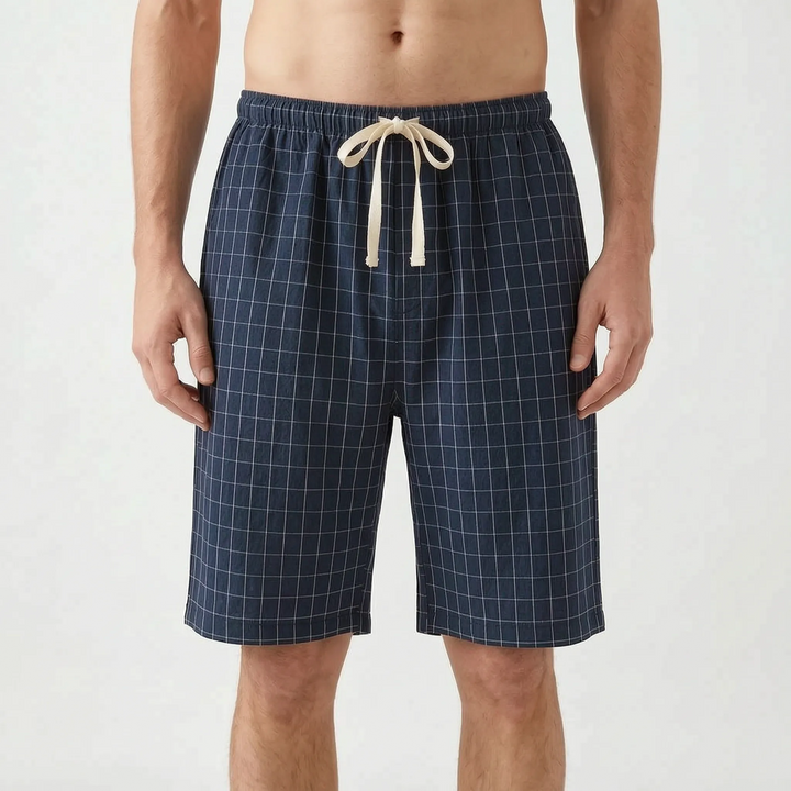 Relaxed Check Pyjama Shorts - Simon