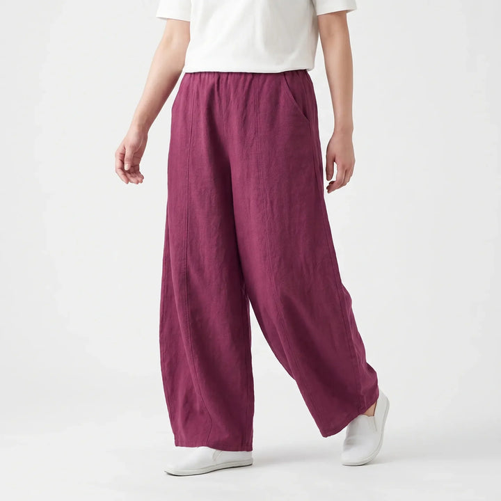 Relaxed Fit Barrel Trousers -  Joy