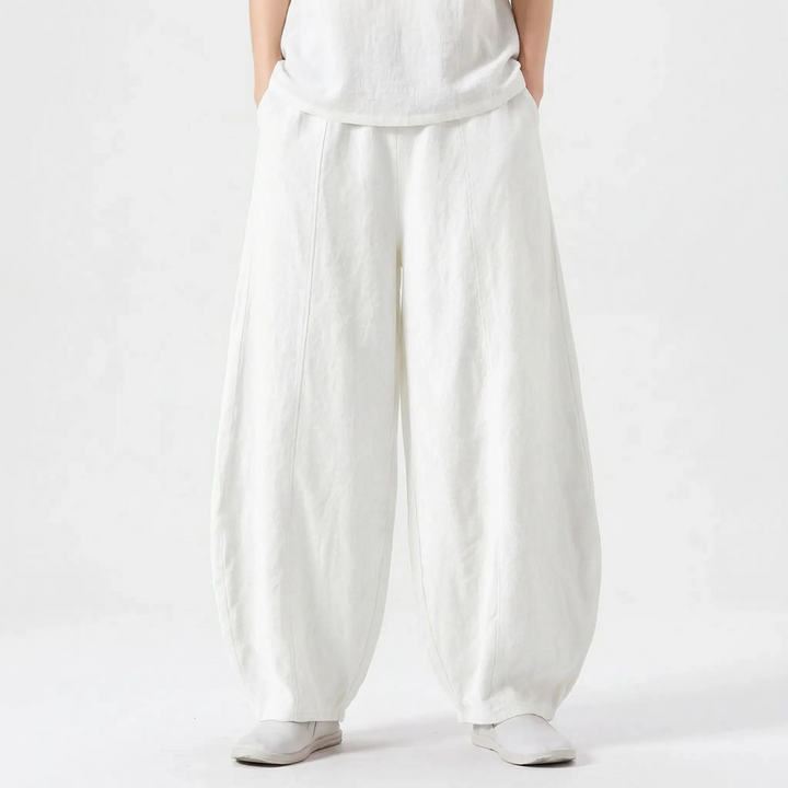 Relaxed Fit Barrel Trousers -  Joy