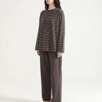 Relaxed Fit Gingham Trousers Pyjamas - Billie