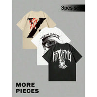 Relaxed Fit Graphic Short Sleeve T-Shirts - Alton
