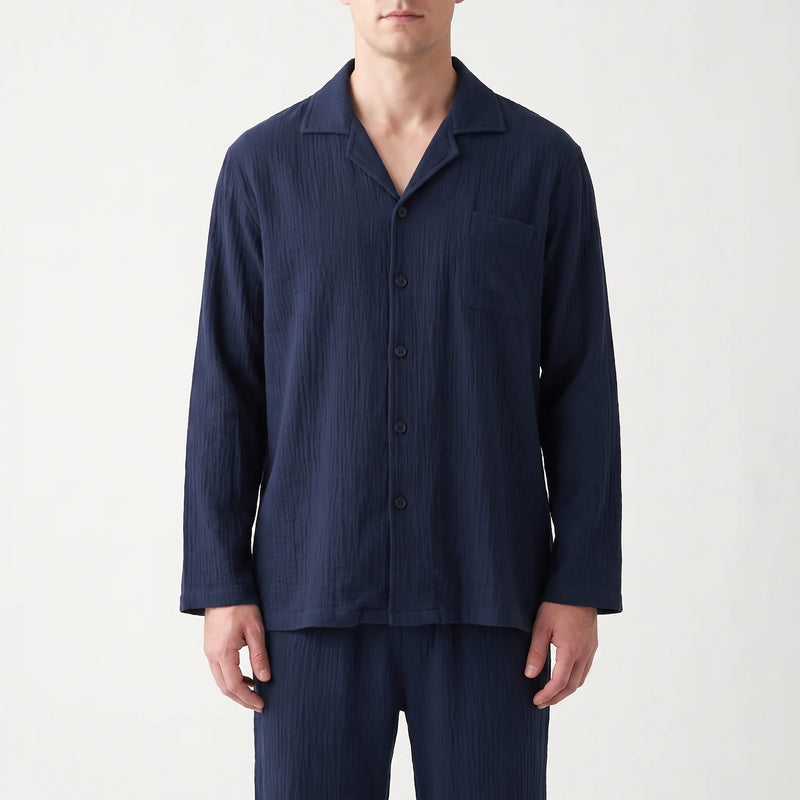 Relaxed Fit Mens Long Sleeve Pyjamas - Marty