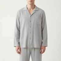 Relaxed Fit Mens Long Sleeve Pyjamas - Marty