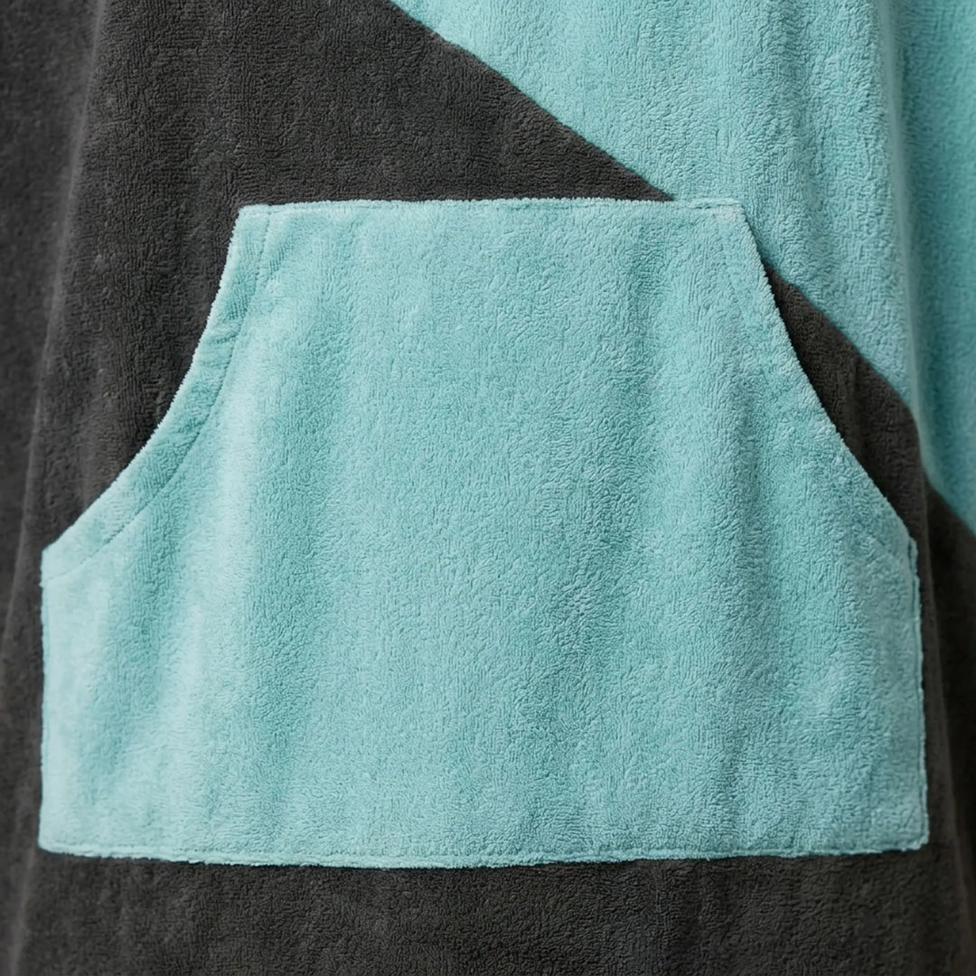 Relaxed Hooded Changing Poncho - Sandcape