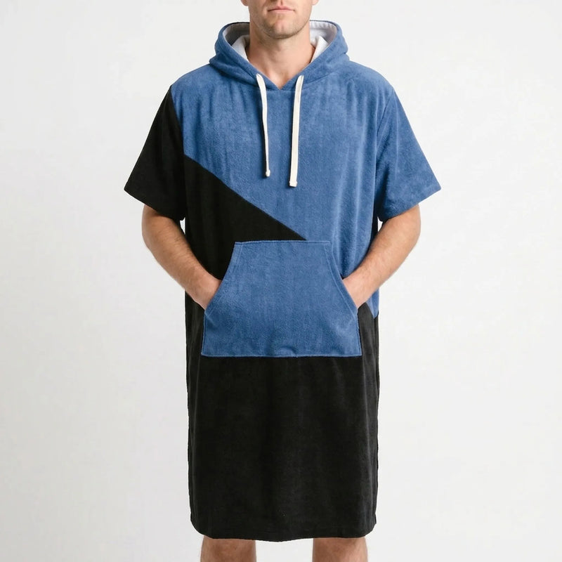 Relaxed Hooded Changing Poncho - Sandcape