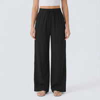 Relaxed Wide-Leg Casual Trousers - Julie