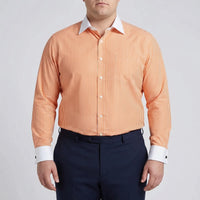 Retro Striped Long-Sleeve Button-Up Shirt - Danny