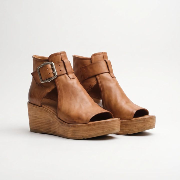 Retro Wedge Sandals - Janet