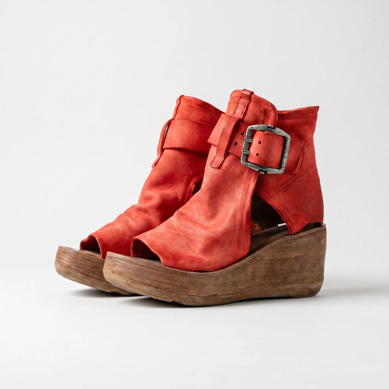 Retro Wedge Sandals - Janet