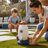Rocket-Shaped Water Sprinkler - AquaRocket