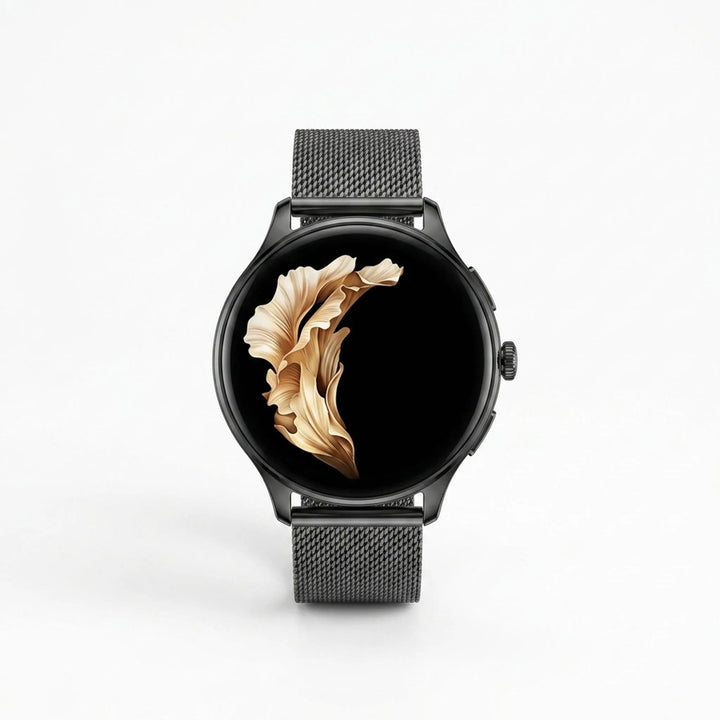 Round Digital Fitness Smartwatch - VeloSync