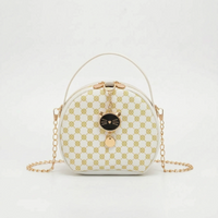 Round Patterned Crossbody Bag - Ovidra