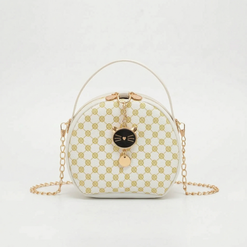 Round Patterned Crossbody Bag - Ovidra